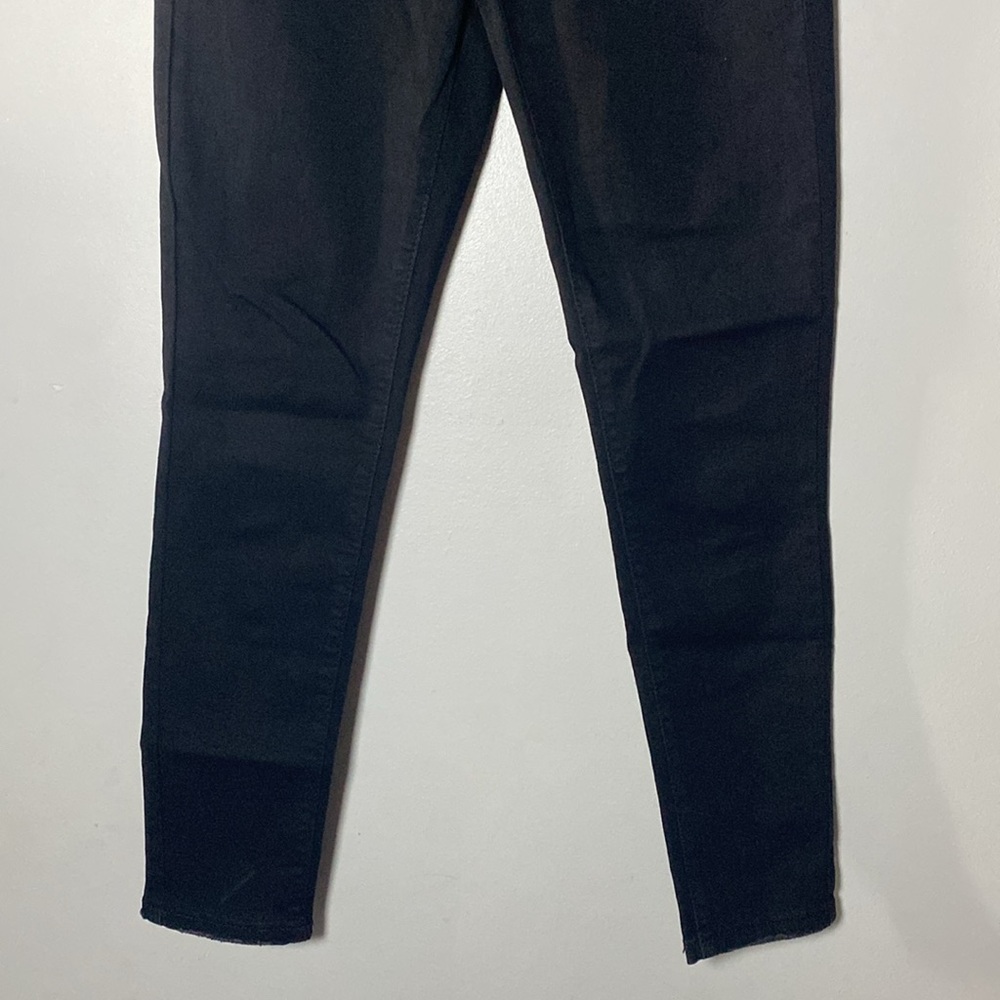 BooHoo Man Skinny Stretch Jeans Men’s 28x30 Black Spellout World Wide Collection - Picture 8 of 16